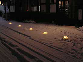 アイスキャンドルの様子ーその1